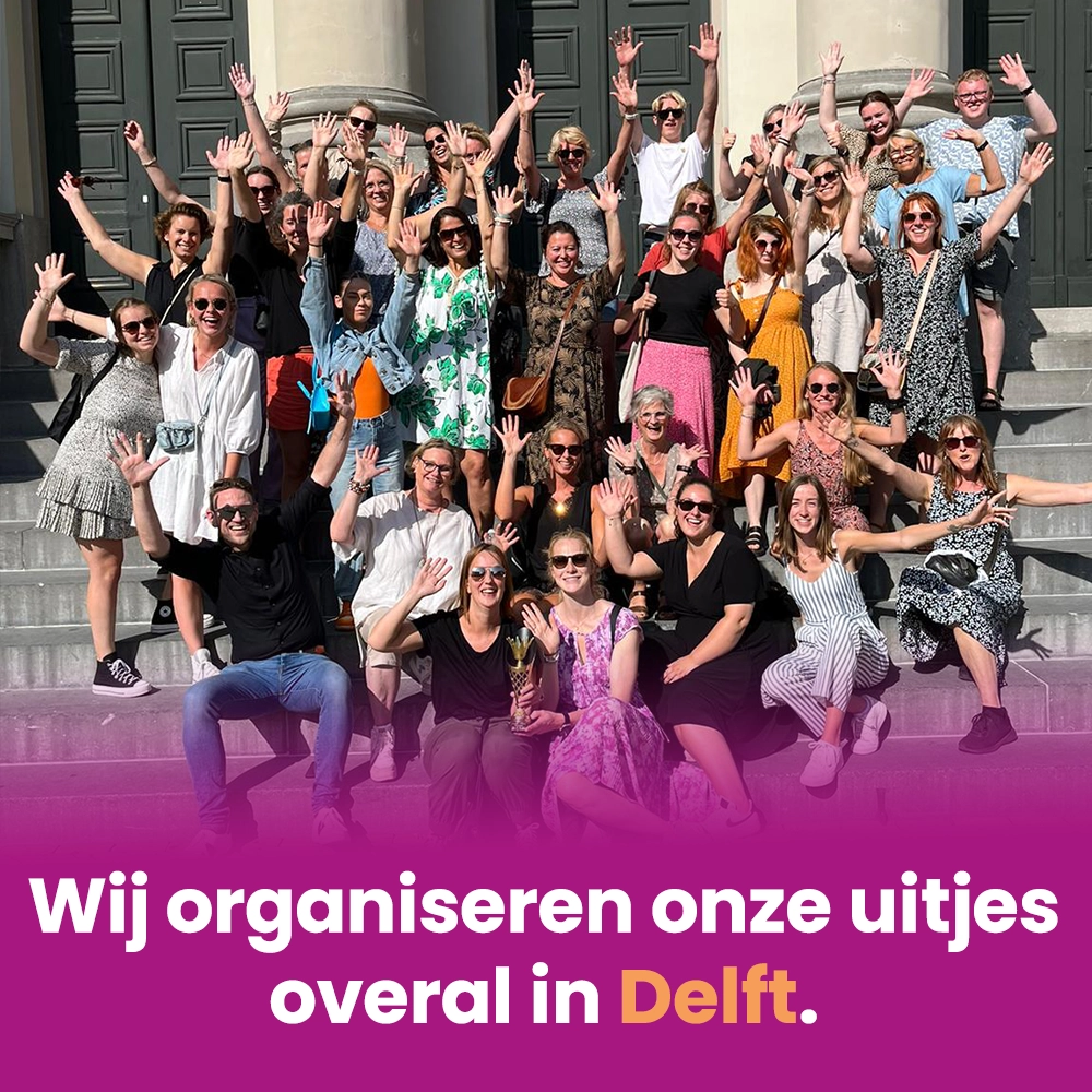 Delft | Uitjesbazen | Company outing | Teambuilding | Departmental outing | Group activity | Staff outing | Team outing
