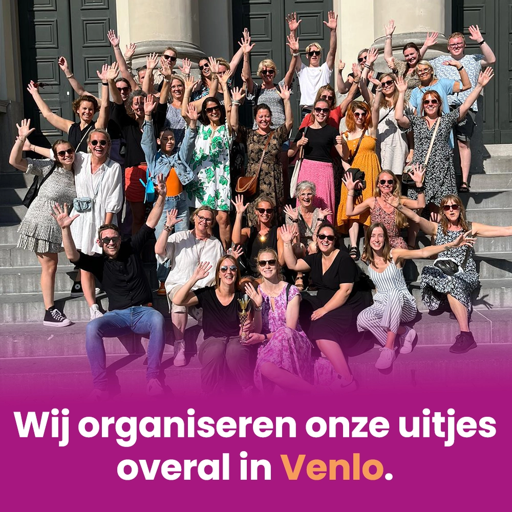 Venlo | Uitjesbazen | Company outing | Teambuilding | Departmental outing | Group activity | Staff outing | Team outing